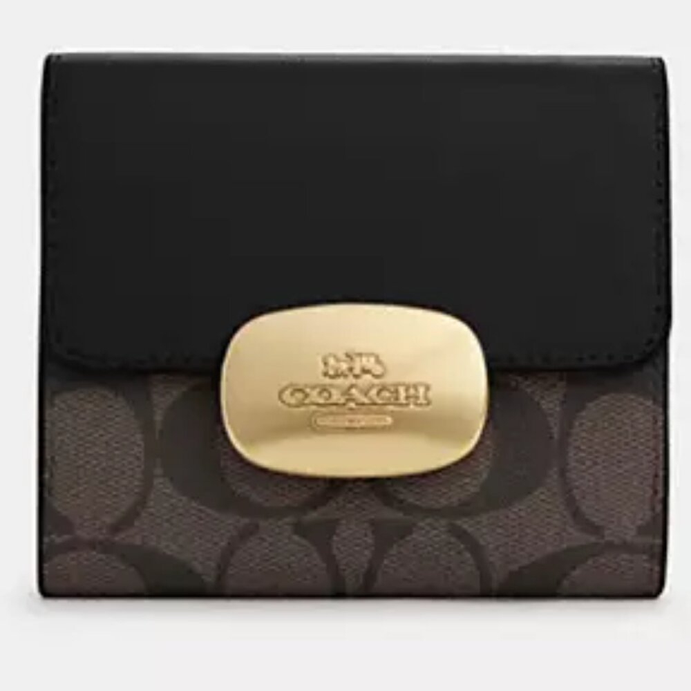 Unisex Coach Wallet In Signature Canvas